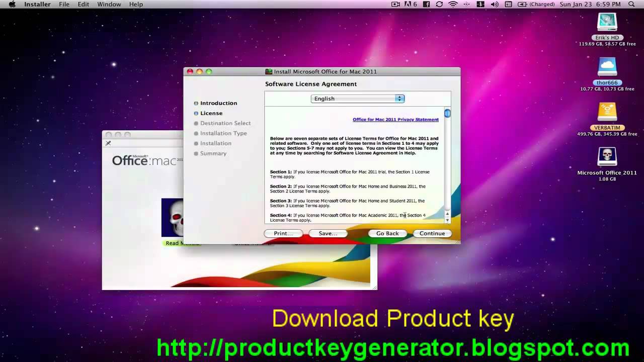 Office Mac 2011 Product Key Download